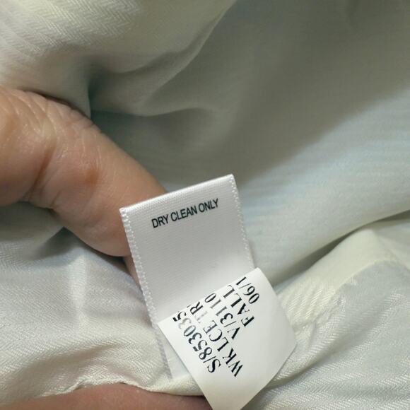 Banana Republic Women's Size 6 Beige Lace Trimmed Jacket  #3512 - Picture 8 of 9